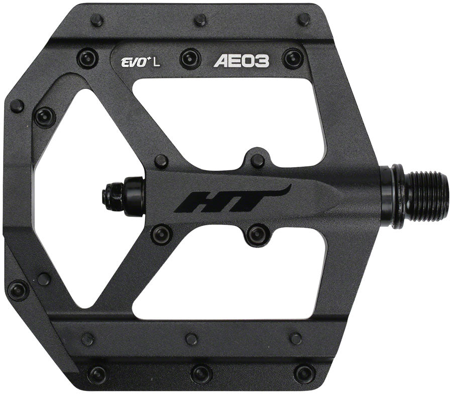 HT Components AE03(EVO+) Pedals - Platform Aluminum 9/16" Stealth Black Pedals HT Components