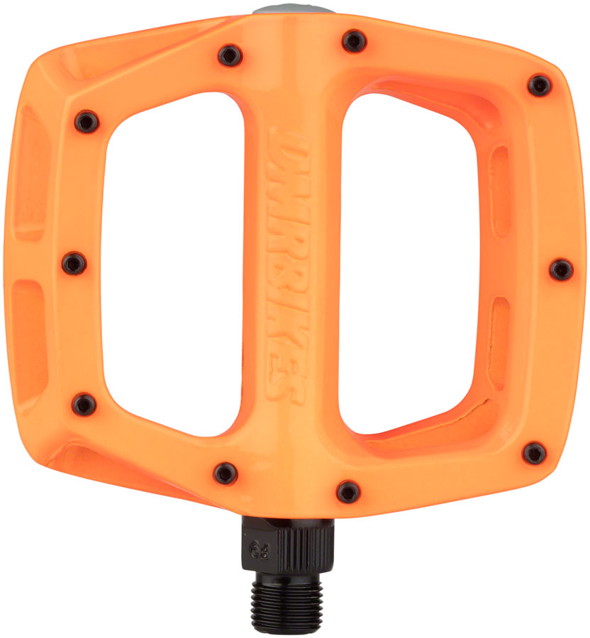 DMR V8 Pedals - Platform Aluminum 9/16" Highlighter Orange Pedals DMR