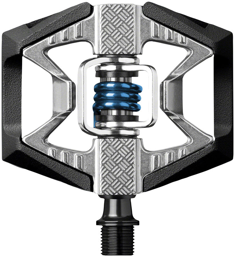 Crank Brothers Double Shot 2 Pedals - Single Side Clipless Platform Aluminum 9/16" BLK Pedals Crank Brothers