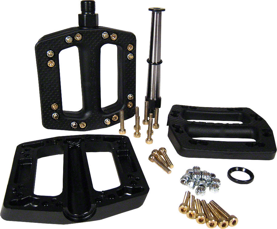 Odyssey JC PC Pedals - Platform Composity/Plastic 9/16" Black Pedals Odyssey
