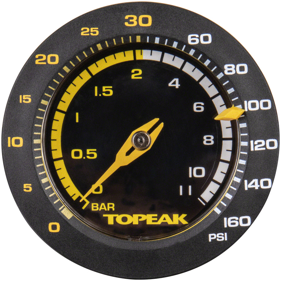 Topeak JoeBlow Sport 2Stage Floor Pump - 160psi / 11bar 3" Gauge 2-Stage Switch Pressure Gauge TwinHead DX5 YLW/BLK Floor Pumps Topeak