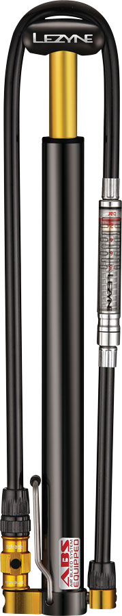 Lezyne Micro Floor Drive HPG- High Pressure Analog Gauge Frame Pump Black Frame Pump Lezyne