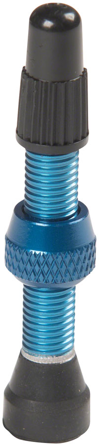 Stans NoTubes Alloy Valve Stems - 35mm Pair Blue Tubeless Valves Stans No Tubes