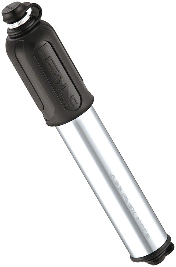 Lezyne HV Drive High Volume Hand Pump Small: Silver Frame Pump Lezyne