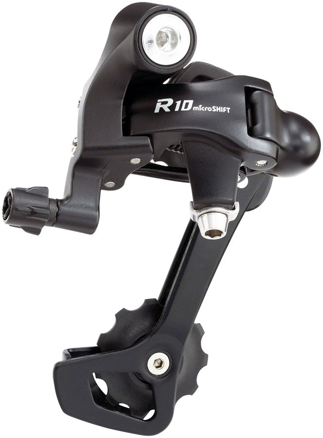 microSHIFT R10 Rear Derailleur - 10 Speed Long Cage Shimano Compatible Black Rear Derailleurs microSHIFT