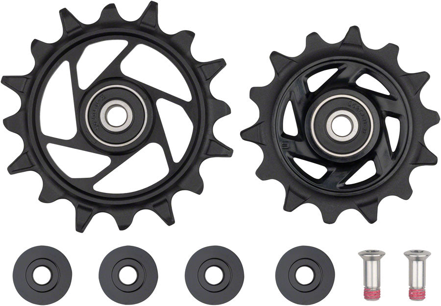 SRAM XX Eagle T-Type AXS Rear Derailleur Pulley Kit - 14t Upper 16t Lower Pulley Assembly SRAM