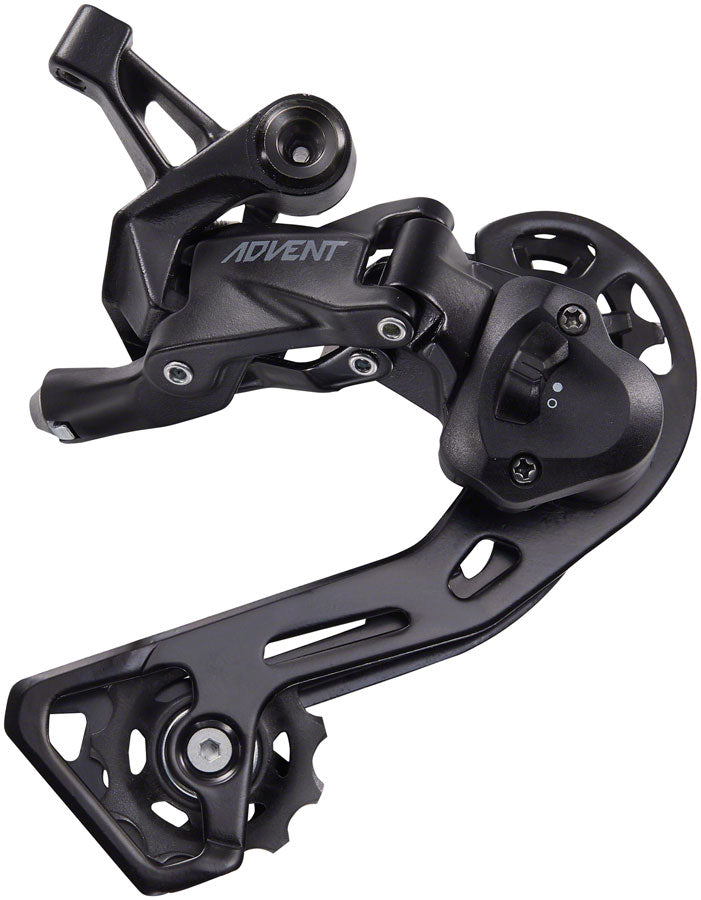 microSHIFT ADVENT Rear Derailleur - 9 Speed Medium Cage Black With Clutch Rear Derailleurs microSHIFT