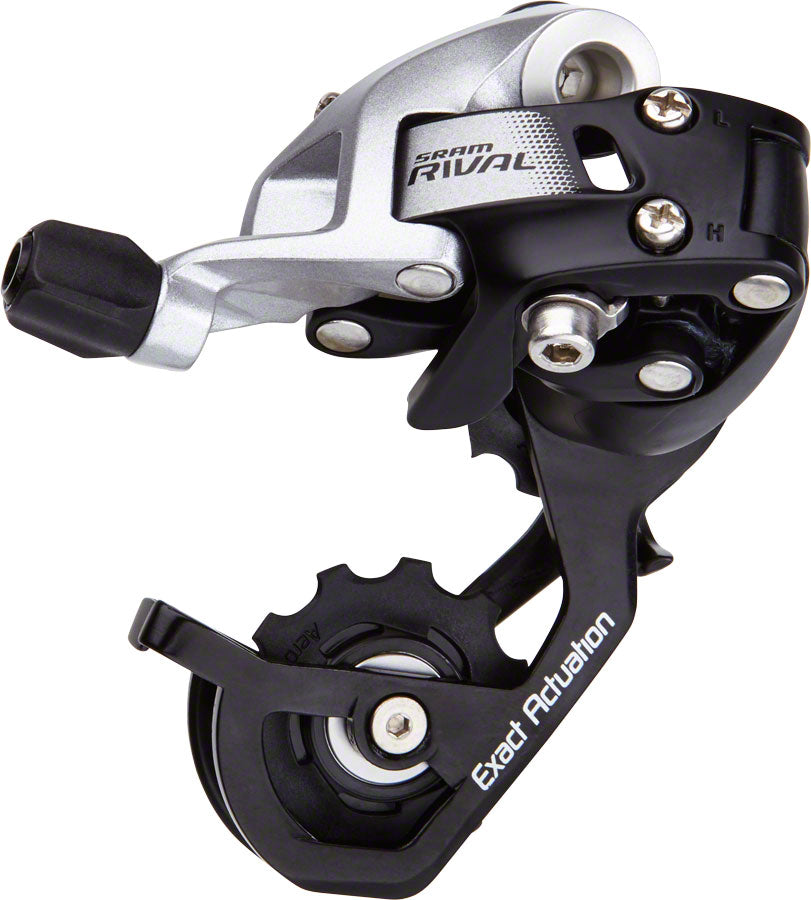 SRAM Rival 22 Rear Derailleur - 11 Speed Short Cage Black/Silver Rear Derailleurs SRAM