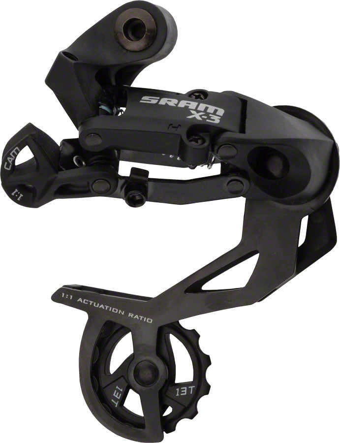 SRAM X3 Rear Derailleur - 789 Speed Long Cage Black Rear Derailleurs SRAM