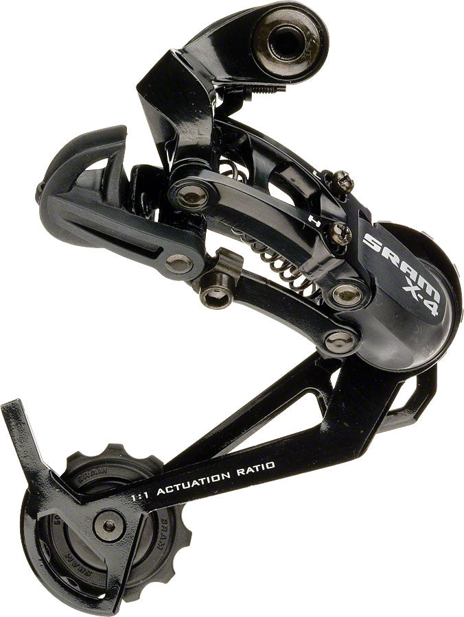 SRAM X4 Rear Derailleur - 789 Speed Long Cage Black Rear Derailleurs SRAM