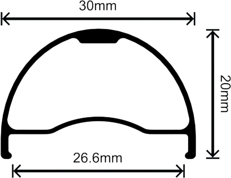 Velocity Blunt SS Rim - 29" Disc Black 28H Rims Velocity