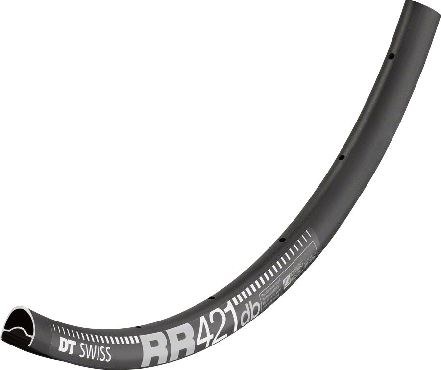 DT Swiss RR 421 Rim - 700 Disc Black 32H Asymmetric Rims DT Swiss