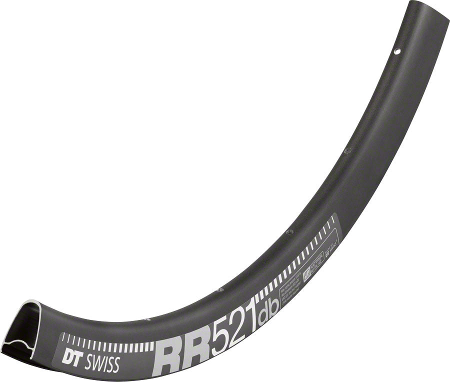 DT Swiss RR 521 Rim - 700 Disc Black 28H Rims DT Swiss