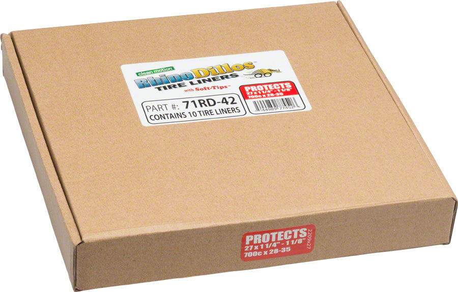 Rhinodillos Tire Liner: 700 x 28-35 Packaged in Bulk Box of 10 Tire Liners Rhinodillos