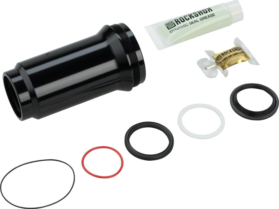 RockShox Rear Shock Air Can Assembly - Solo Air 165/190 x 37.5-45 Deluxe/Super Deluxe A1-B2 2017+ BLK Rear Shock Part RockShox