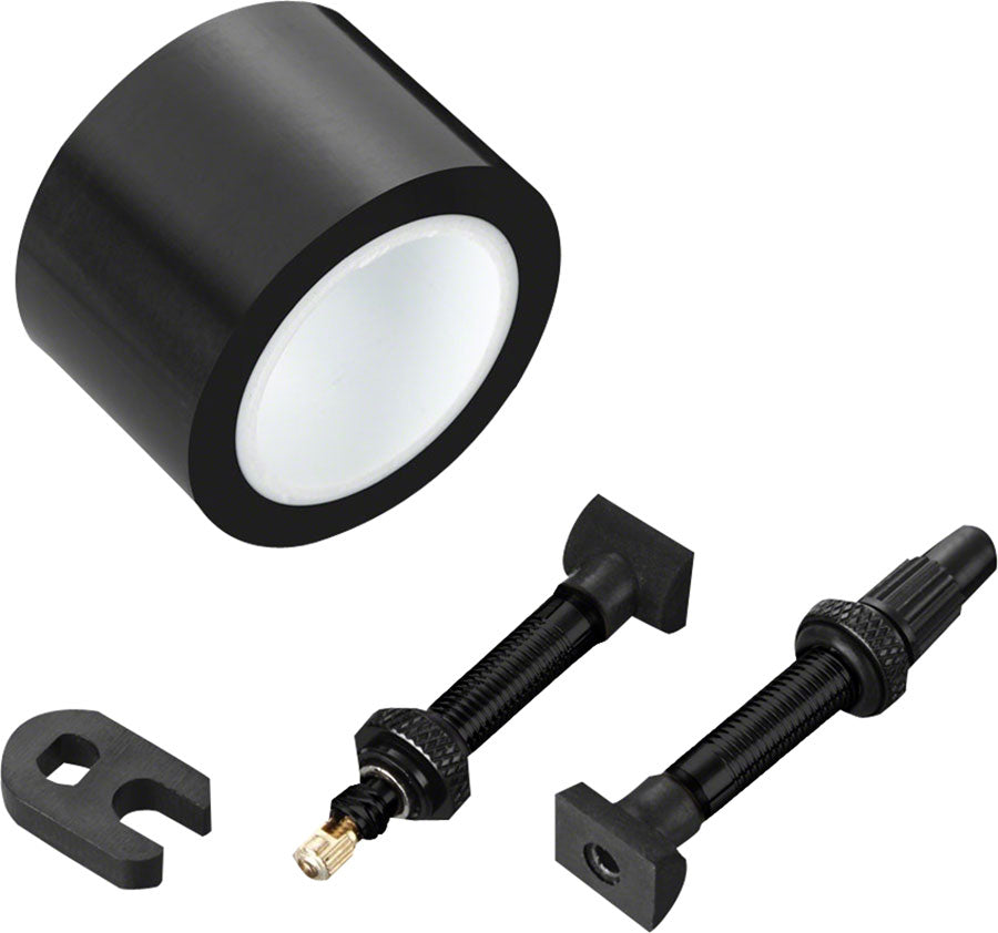 Zipp Tubeless Kit Includes 26mm Tape 2 Universal 66mm Valves 1 Valve Core Wrench Fits 303. 303s Tubeless Accessories Zipp Speed Weaponry