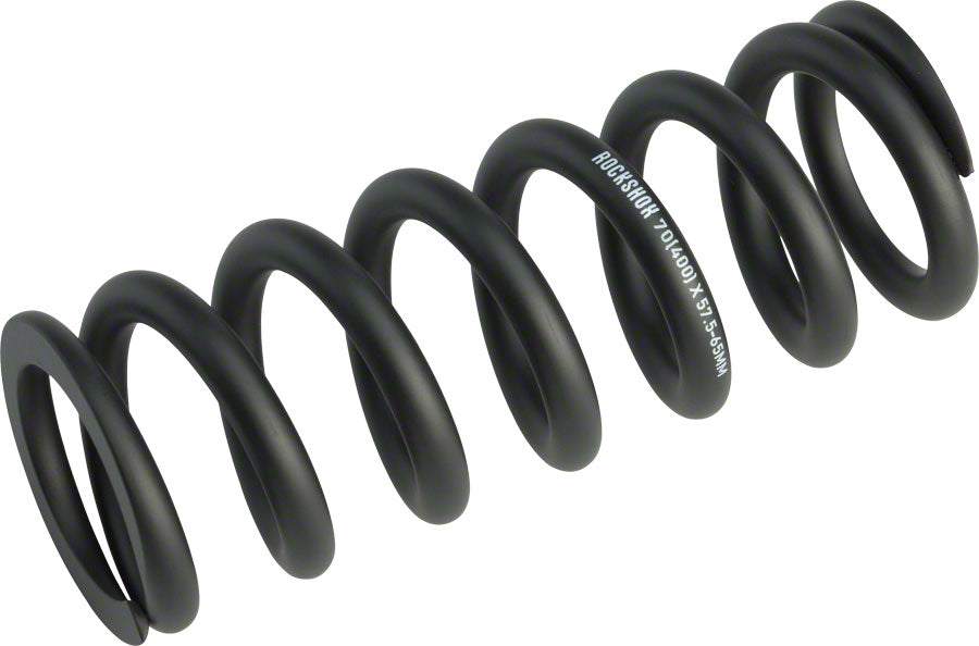 RockShox Metric Coil Spring - Length 151mm Travel 57.5-65mm 400 lbs Black Rear Shock Spring RockShox