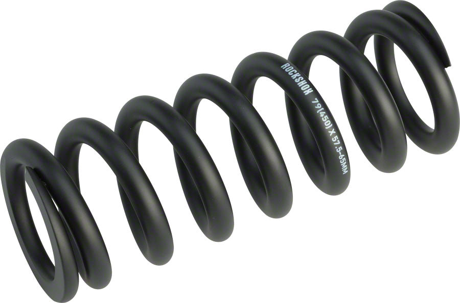RockShox Metric Coil Spring - Length 151mm Travel 57.5-65mm 450 lbs Black Rear Shock Spring RockShox