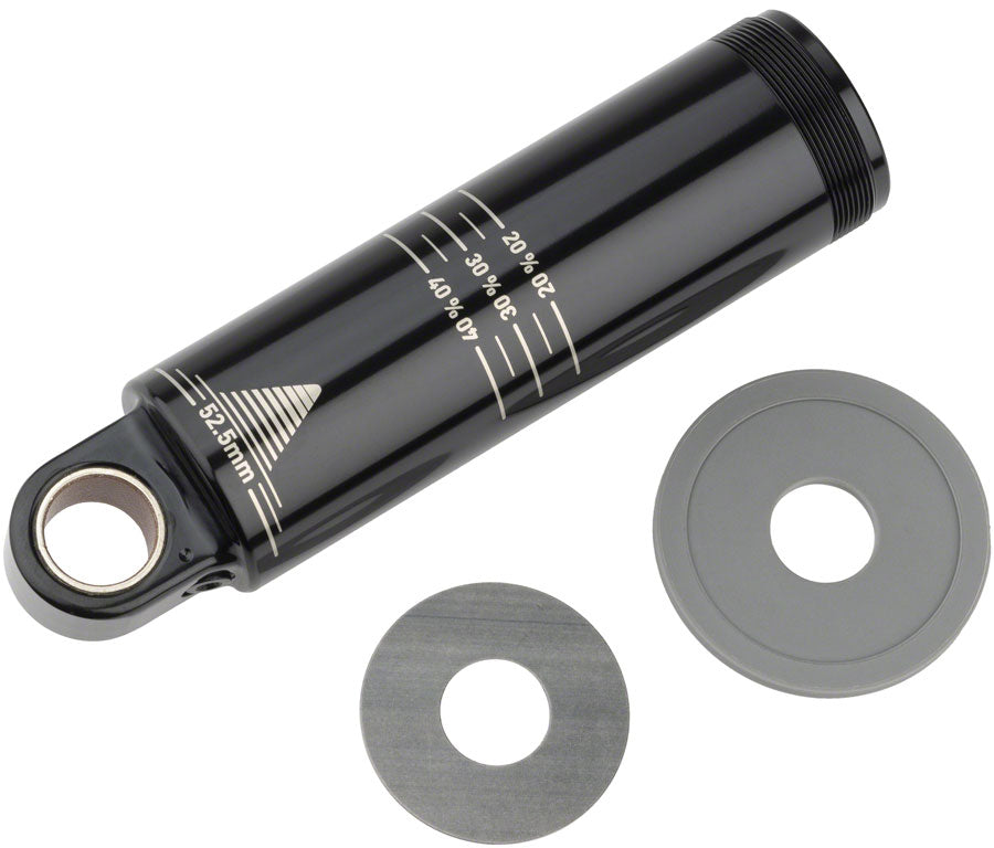 RockShox Rear Shock Damper Body - Standard Eyelet 52.5mm w/ Hydraulic Bottom Out 2.5mm Travel Spacer Super Deluxe C1+ 2023+ Rear Shock Part RockShox