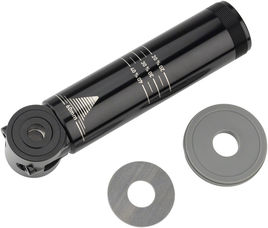 RockShox Rear Shock Damper Body - Bearing Eyelet 60mm w/ Hydraulic Bottom Out 5mm Travel Spacer Super Deluxe C1+ 2023+ Rear Shock Part RockShox