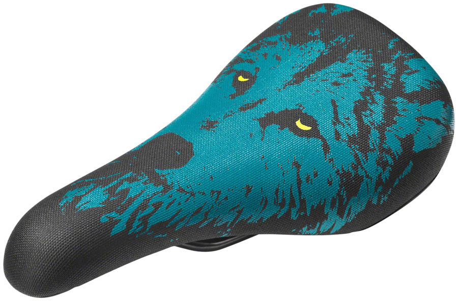 Odyssey Aitken Nightwolf BMX Seat - Rail Billiard Green Saddles Odyssey