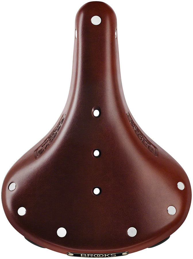 Brooks B17 Short Saddle - Steel Antique Brown Saddles Brooks