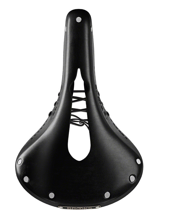Brooks Flyer Saddle - Steel Carved Black Saddles Brooks