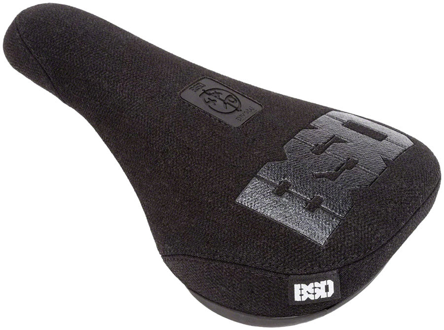 BSD Mondo Logo BMX Seat - Pivotal Mid Black Saddles BSD