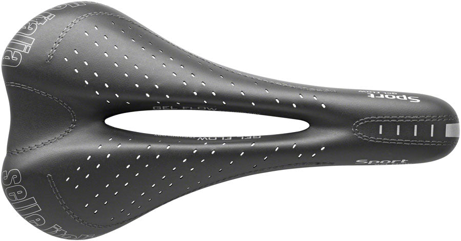 Selle Italia SPORT Gel Flow Saddle - Fec Alloy Black S2 Saddles Selle Italia