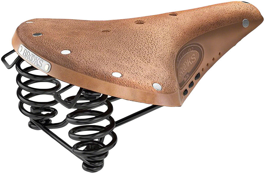 Brooks B67 Saddle - Steel Dark Tan Softened Short Saddles Brooks