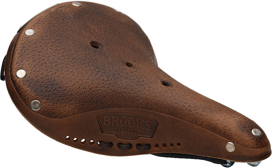 Brooks B17 Softened Saddle - Steel Dark Tan Womens Saddles Brooks