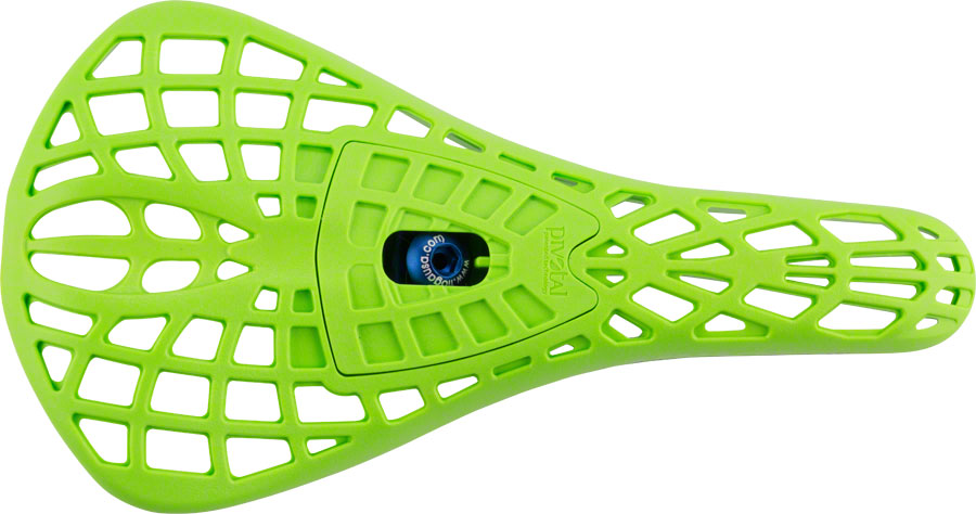 Tioga D-Spyder S-Spec BMX Seat - Pivotal Neon Green Saddles Tioga