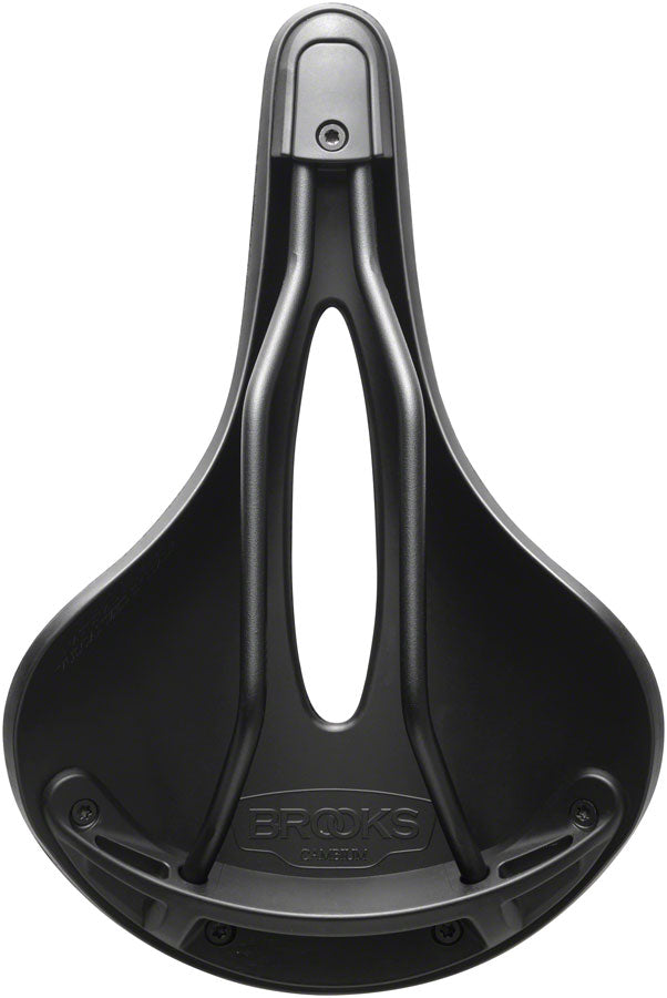 Brooks C19 Carved All Weather Saddle - Steel Black Mens Saddles Brooks