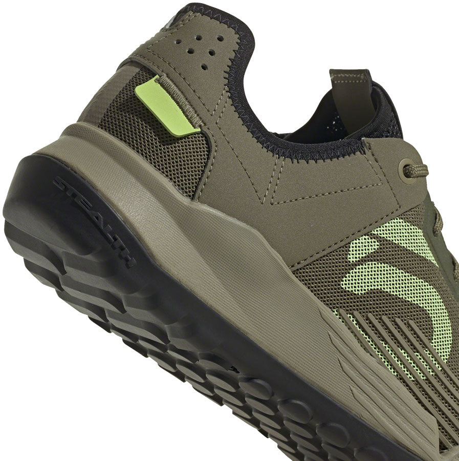 Five Ten Trailcross LT Flat Shoes - Mens Focus Olive/Pulse Lime/Orbit Green 7 Shoes and Insoles Five Ten