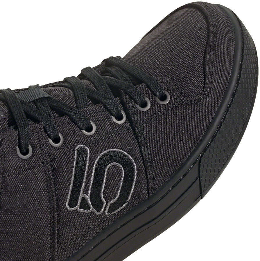Five Ten Freerider Canvas Flat Shoes - Mens Core BLK/DGH Solid Gray/Gray Five 13 Shoes and Insoles Five Ten