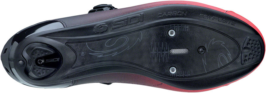 Sidi Genius 10 Road Shoes - Mens Anthracite Red 46 Shoes and Insoles Sidi