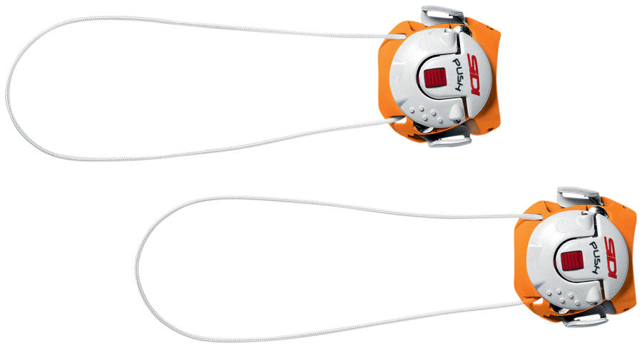 Sidi Tecno-3 Push Short System Pair - Orange/White Shoes and Insoles Sidi