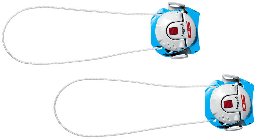 Sidi Tecno-3 Push Short System Pair - Blue/White Shoes and Insoles Sidi