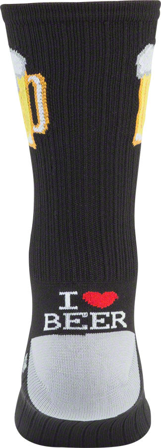 SockGuy SGX Tallboy Socks - 6" Black Large/X-Large Socks SockGuy
