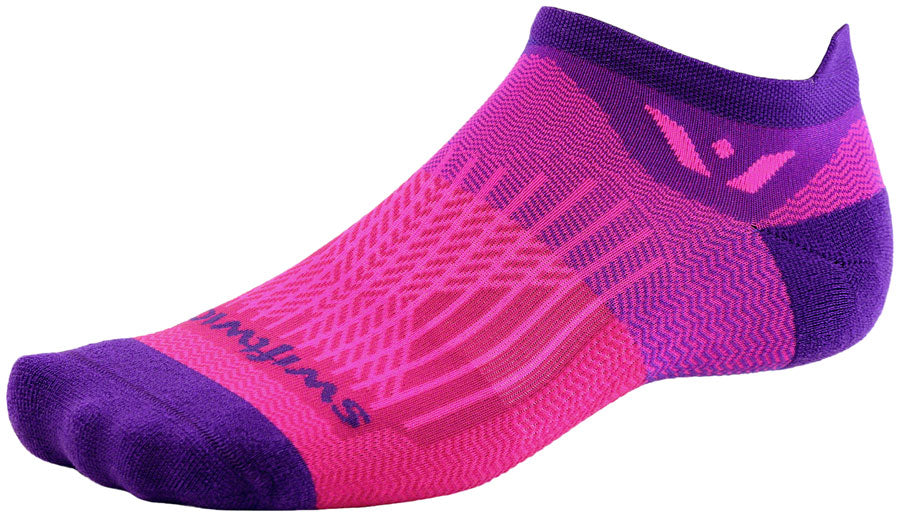 Swiftwick Aspire Zero Tab Socks - Purple Medium Socks Swiftwick