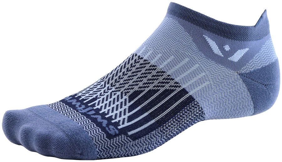 Swiftwick Aspire Zero Tab Socks - Denim Navy Large Socks Swiftwick