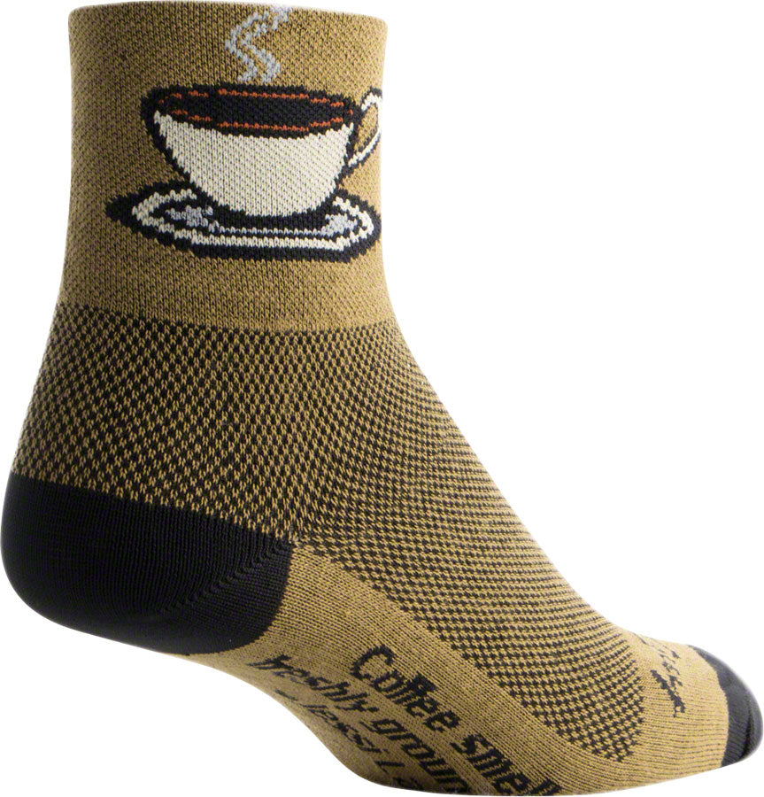 SockGuy Classic Coffee Socks - 3" Brown Large/X-Large Socks SockGuy