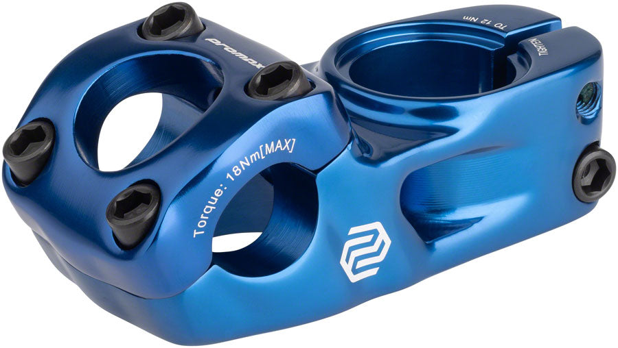 Promax Impact BMX Stem - 53mm Top Load Blue Stems Promax