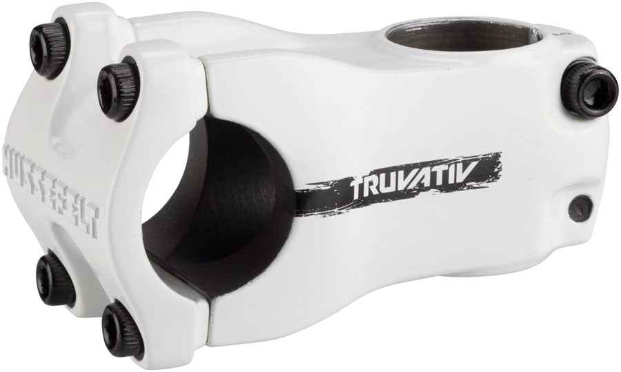 TruVativ Hussefelt Stem - 60mm 31.8 Clamp +/-0 1 1/8" Aluminum White Stems TruVativ