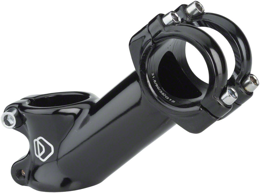 Dimension 31.8 Stem - 110mm 31.8 Clamp +35 1 1/8" Alloy Black Stems Dimension