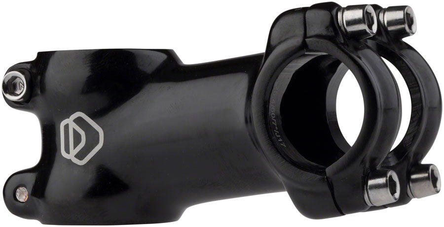 Dimension 25.4 Stem - 80mm 25.4 Clamp +/-7 1 1/8" Alloy Black Stems Dimension
