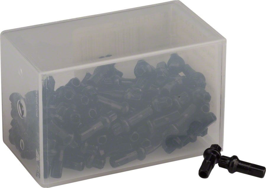 DT Swiss Pro Head Spoke Nipples - Aluminum 2.0 x 15mm Black Box of 100 Spoke Nipples DT Swiss