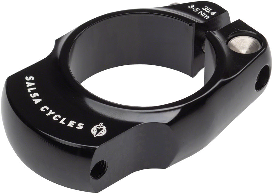 Salsa Rack-Lock Seat Collar 35.4 Black Seatpost Parts and Accessories Salsa