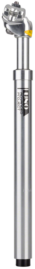 Kalloy Uno Comfort Sus Seatpost 27.2 x 350mm Silver Suspension Seatpost Kalloy