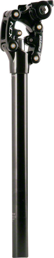 SR Suntour NCX Suspension Seatpost: 27.2 x 350mm 50mm Travel Black Suspension Seatpost SR Suntour